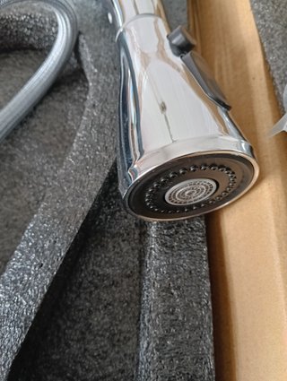 Grifo de cocina nuevo cromado extraíble fregadero