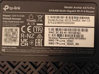 Router TP-Link Archer AX72 Pro AX5400 WiFi 6