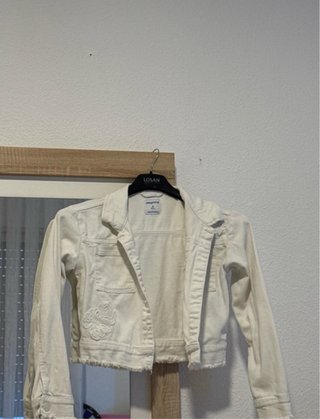 Cazadora vaquera blanca Mayoral