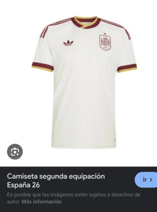 Camiseta España 2ª Equipación Adidas
