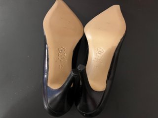 Scarpe eleganti in vera pelle nera