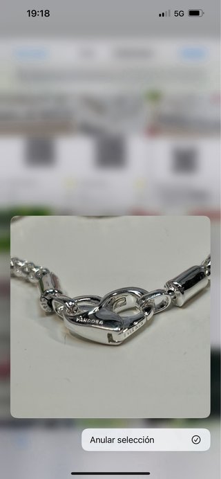 Pulsera Pandora 18cm con caja original