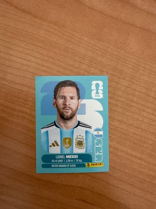 Cromo Messi Copa del Mundo 2026 Álbum