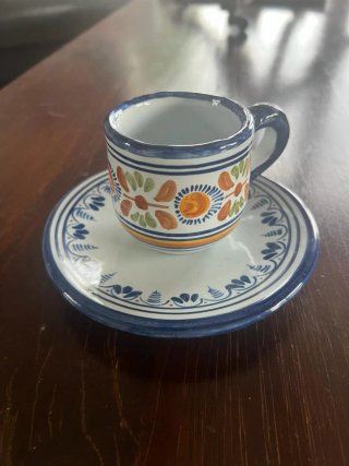 Juego de tazas de cerámica