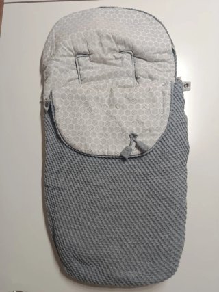 Saco para silla de paseo gris