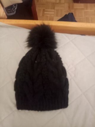 Conjunto gorro y bufanda de pelo sintético