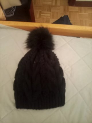 Conjunto gorro y bufanda de pelo sintético