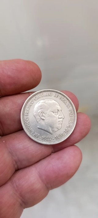 Franco 50 Pesetas 1957 BA Barcelona