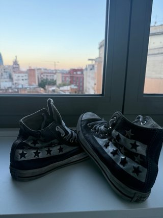 Converse Piel Estrellas T.41