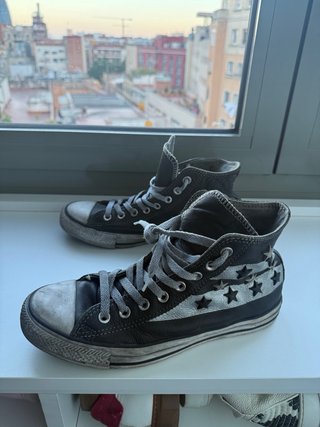 Converse Piel Estrellas T.41