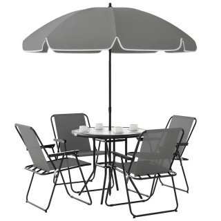 Conjunto Mesa y 4 Sillas Jardín