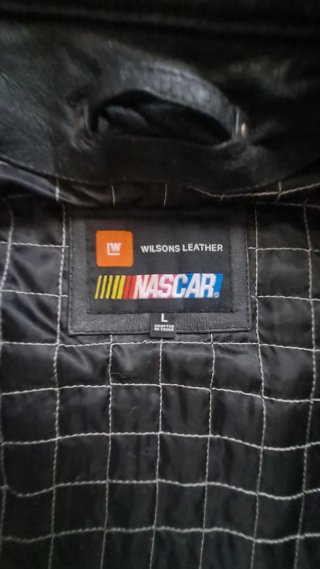 Chaqueta de cuero Moto Racing L