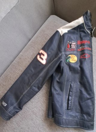 Chaqueta de cuero Moto Racing L