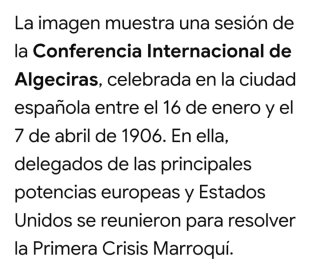 Foto Antigua Conferencia Algeciras 1909