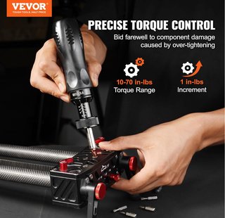 Destornillador dinamométrico digital VEVOR 1/4"