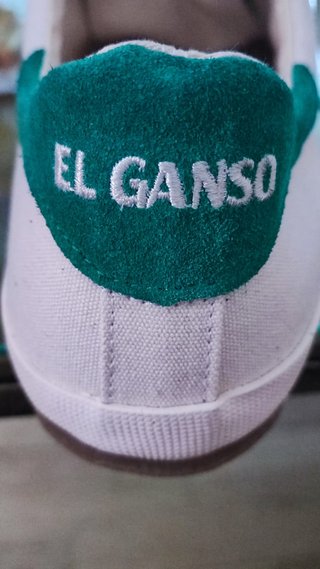 Zapatillas El Ganso Hombre Blancas y Verdes