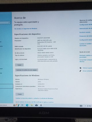 Ordenador HP Pavilion P6-es Negro 8/500GB