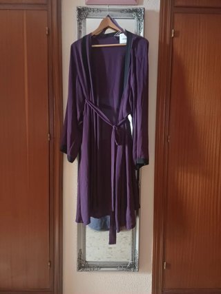 Camisón y Bata Énfasis Morado Talla 3XL