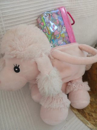 Lote de perritos bolso peluches y accesorios