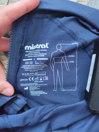 Camiseta compresiva Mistral manga larga talla L