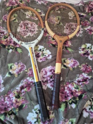 2 Raquetas Tenis Vintage Diseño