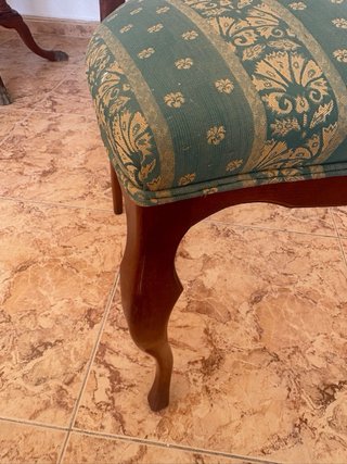 Sillas de comedor madera caoba clásica
