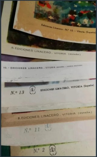 Lote de 9 Láminas, litografías religiosas antiguas