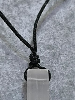 Colgante de Selenita Rectangular