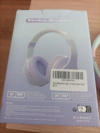 Cascos Inalámbricos Rosa y Verde