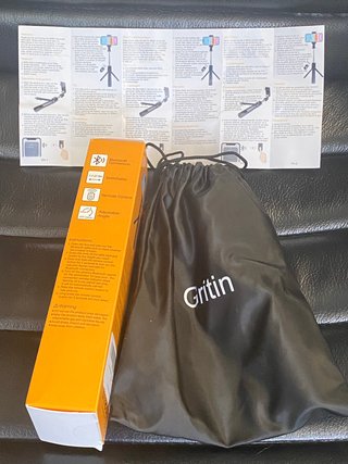 Palo Selfie Trípode Gritin Bluetooth Aluminio+ABS