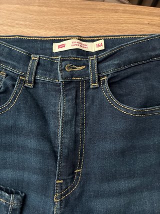 Levi's Niña Talla 16A Vaqueros Super Skinny