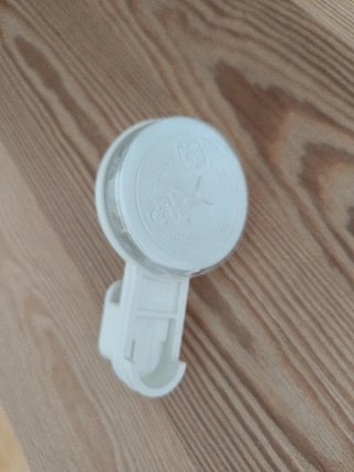 Soporte de baño de plástico blanco