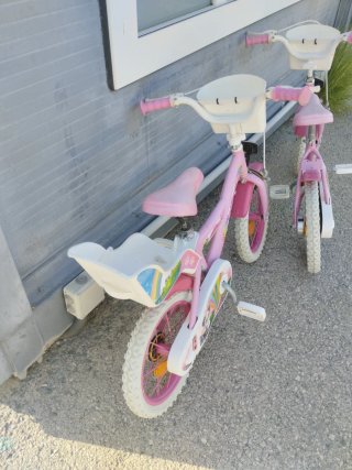 2 Bicicletas Niña 3-6 años Rosa
