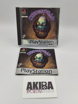 Oddworld Abe's Oddysee PS1 PAL Platinum