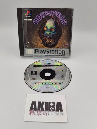 Oddworld Abe's Oddysee PS1 PAL Platinum