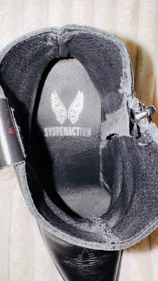 Botas Systemaction Negras Tacon