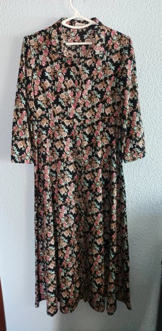 Vestido estampado floral  talla M
