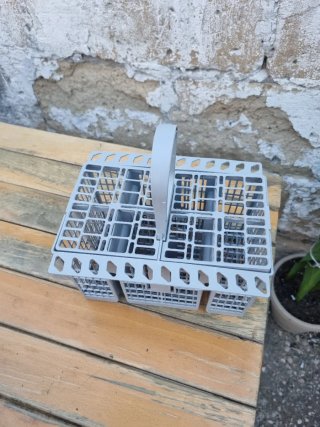 Cestino portaposate lavastoviglie grigio