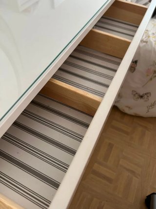 Tocador blanco IKEA HEMNES 100x50 cm