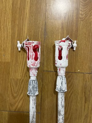 2 Palos de aluminio para pintar 2m
