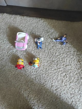 Lote Juguetes Minions Coche Koala Figura