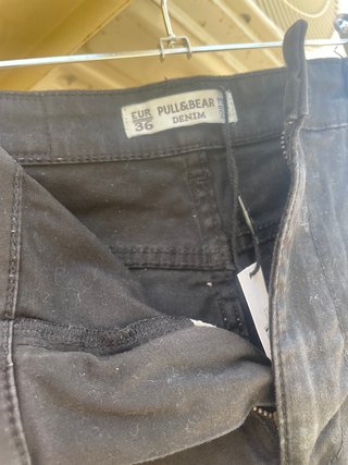 Short vaquero negro NUEVO de Pull & Bear