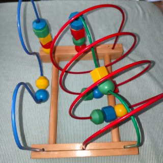Juguete de Habilidad con Cuentas de Madera ikea