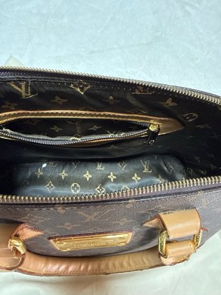 Bolso Monogram Marrón y Dorado