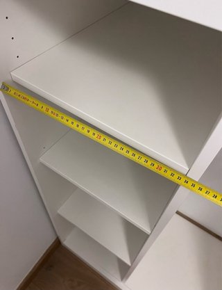 Armario Abierto IKEA SYVDE Blanco
