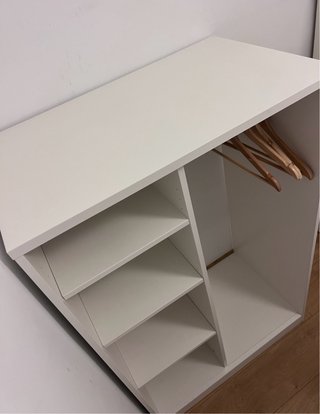 Armario Abierto IKEA SYVDE Blanco