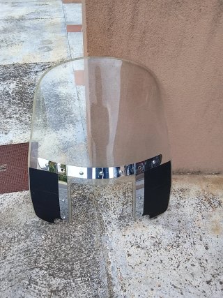 Parabrisas moto custom transparente