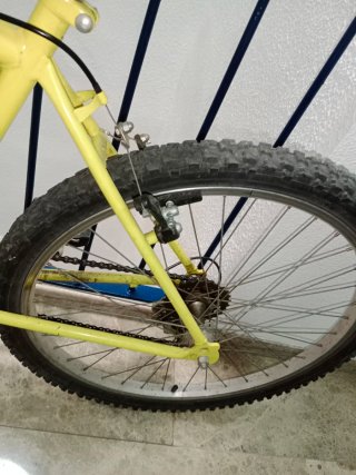 Bicicleta Montaña Amarilla Niño