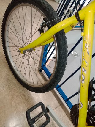 Bicicleta Montaña Amarilla Niño