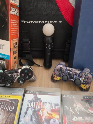 Consola PS3 + 7 Juegos + Accesorios